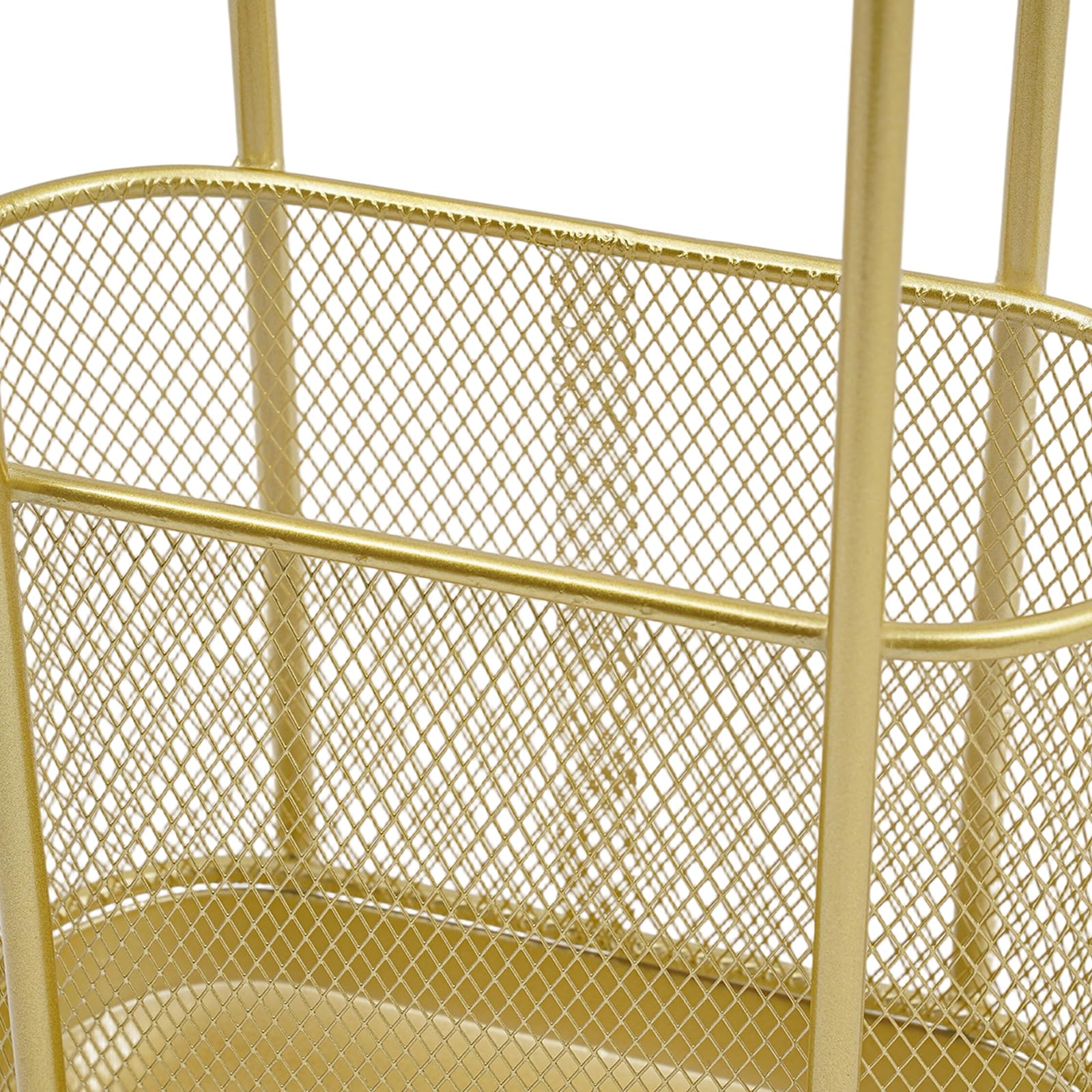 Portaombrelli autoportante in metallo, moderno portaombrelli con gancio e vaschetta scolapiatti, ombrelli, organizzazione bastone da passeggio, 30 x 15 x 60 cm (oro)