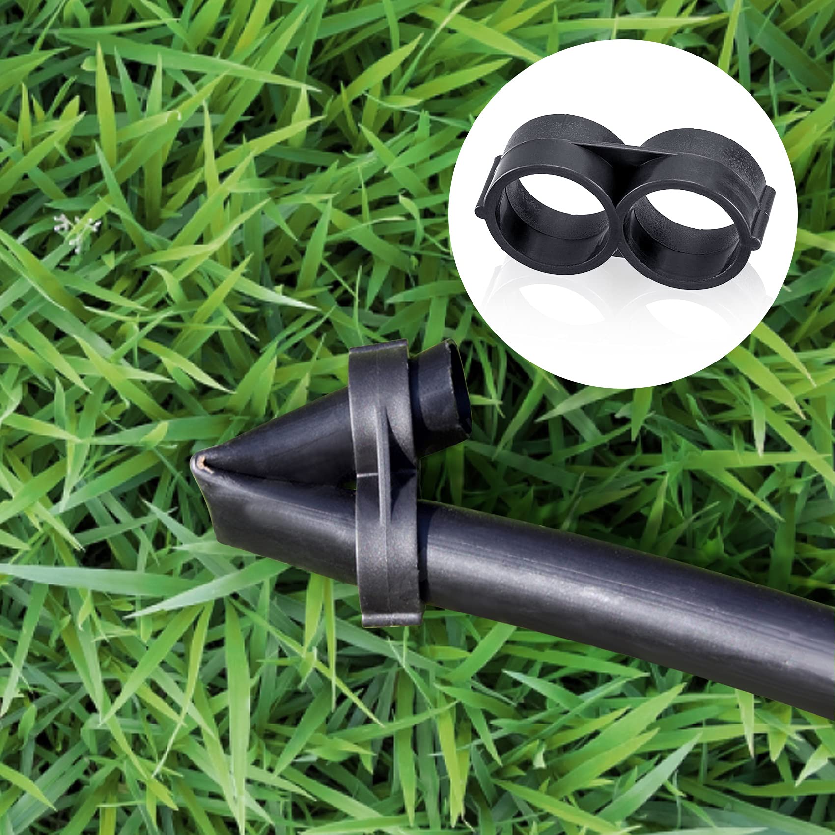 20 Raccordi A Gomito Per Irrigazione A Goccia Arfun – Adatti Per Tubi Da 17mm (1/2"), Connettori A Spina Senza Attrezzi