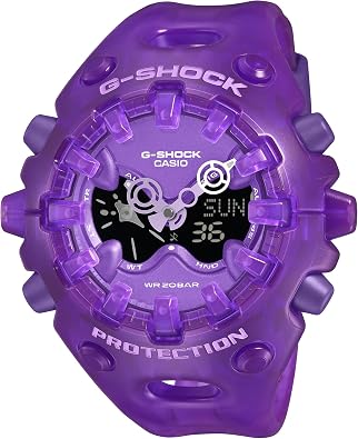 Casio G-Shock Oversized Purple Translucent Analog-Digital Watch GAV01SKE-6A