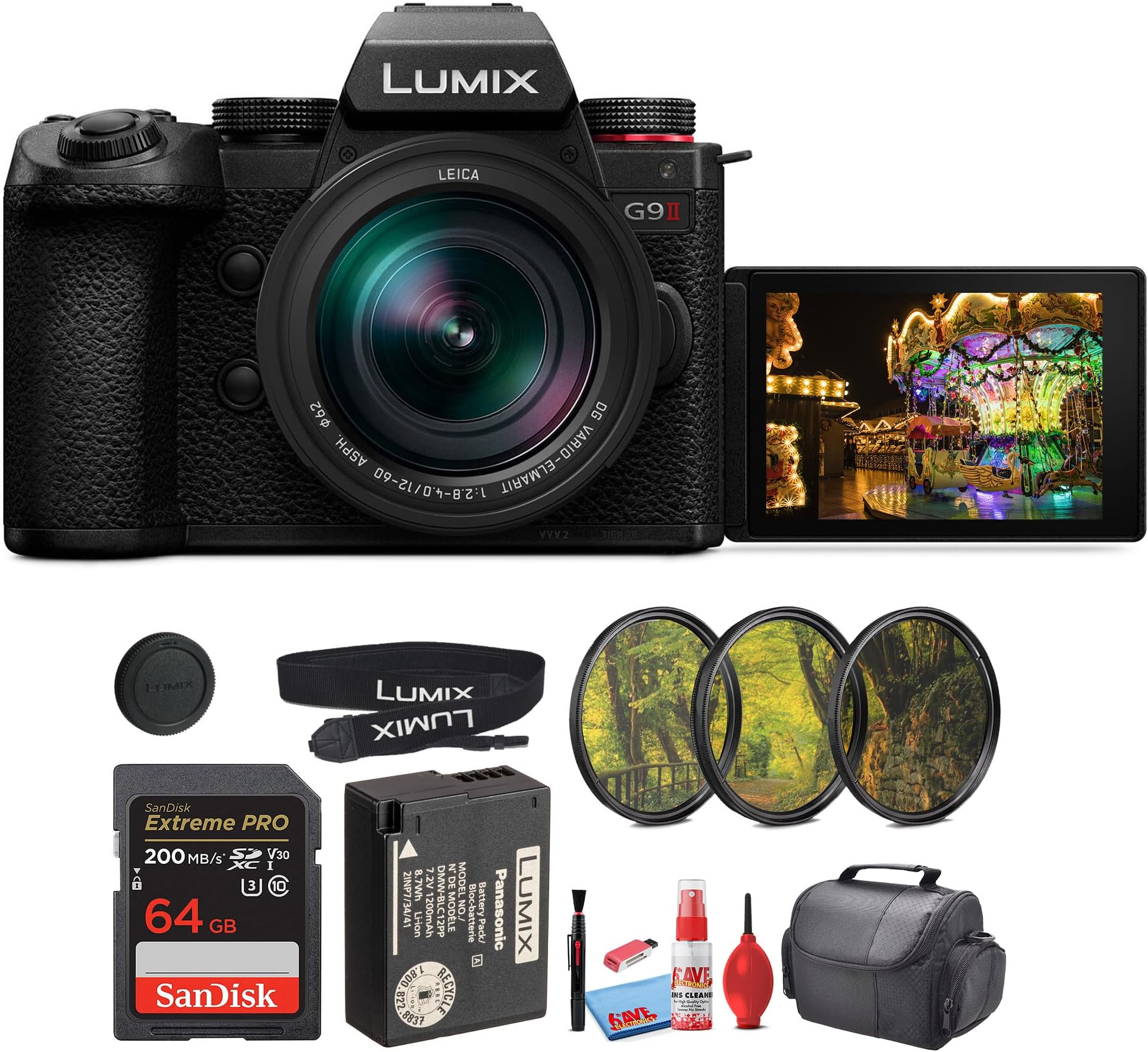 Panasonic LUMIX DC-G9M2E Fotocamera Mirrorless Micro Quattro Terzi, 25,2MP, 4K 120p/100p E 5,7K 30p/25p, AF Ibrido Di Fase, BIS A 5 Assi, LVF OLED, Wi-Fi, Bluetooth, HDMI, Solo Corpo, Nero - View #6
