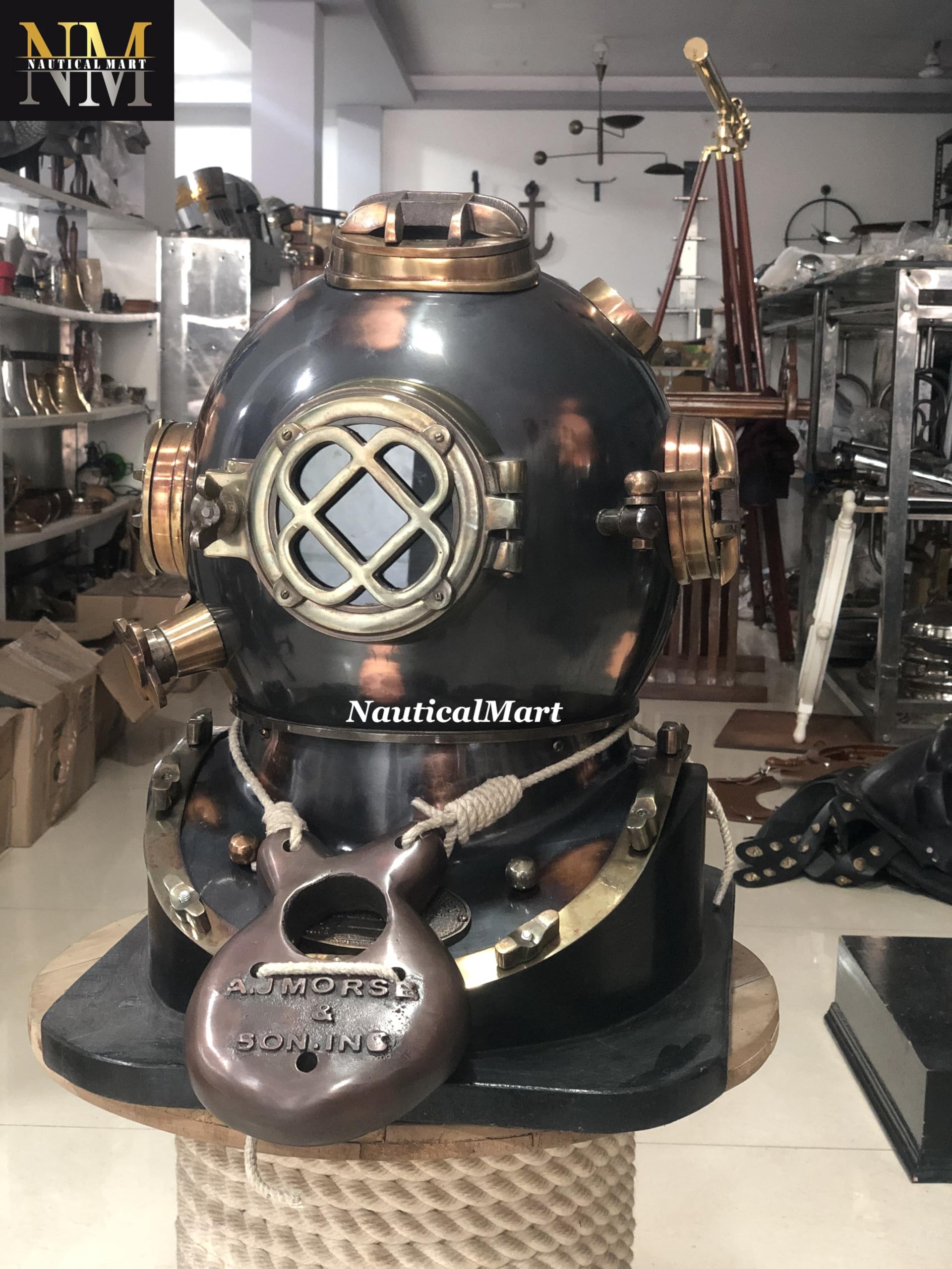 専用U.S. Navy Diving Helmet Mark IV 潜水オブジェ Amazon.com : U.S Navy Mark IV Solid Brass Antique Diving Divers