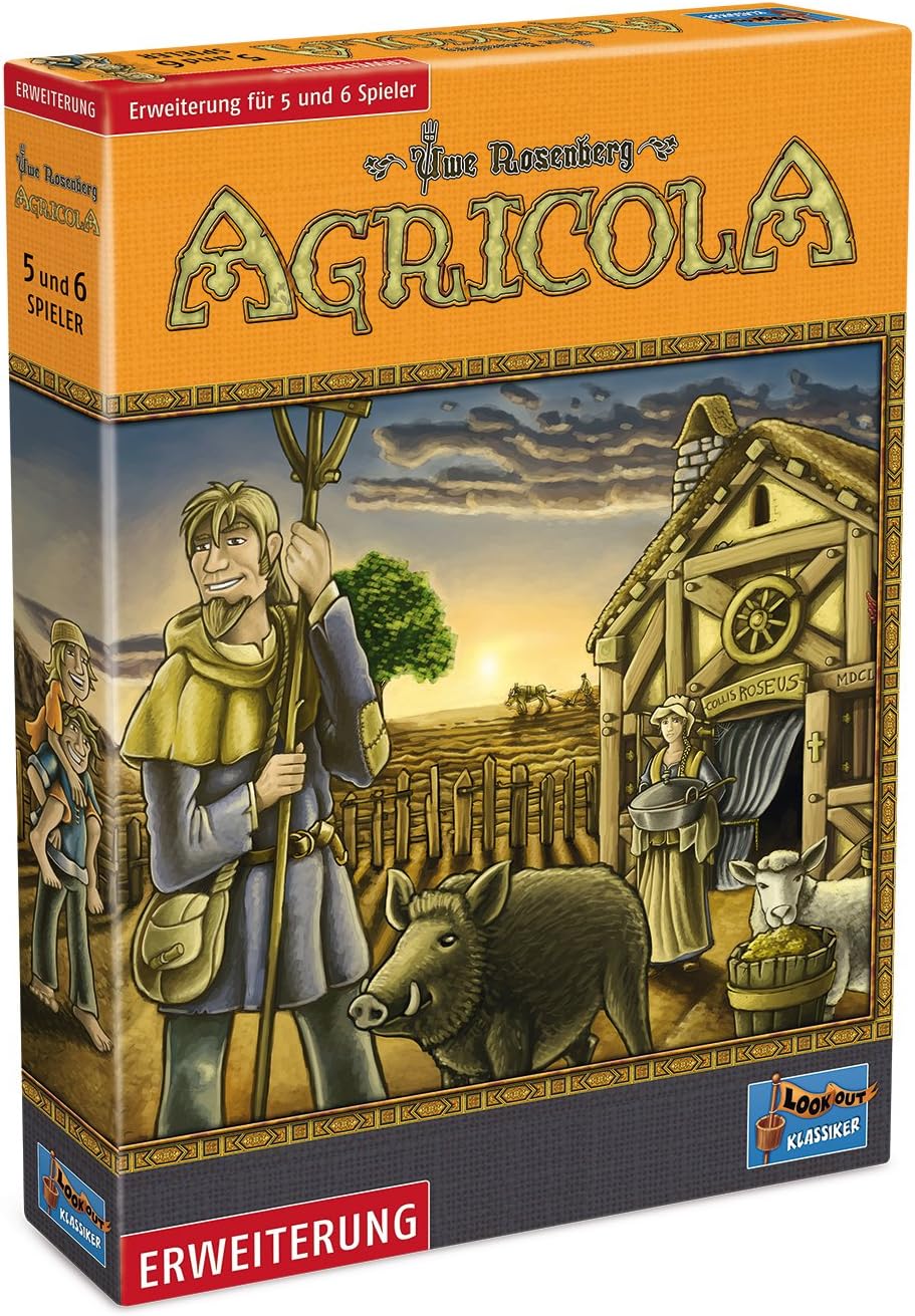 Lookout Games LOG01086 Agricola Erweiterung Für 5-6 Spieler Board Game