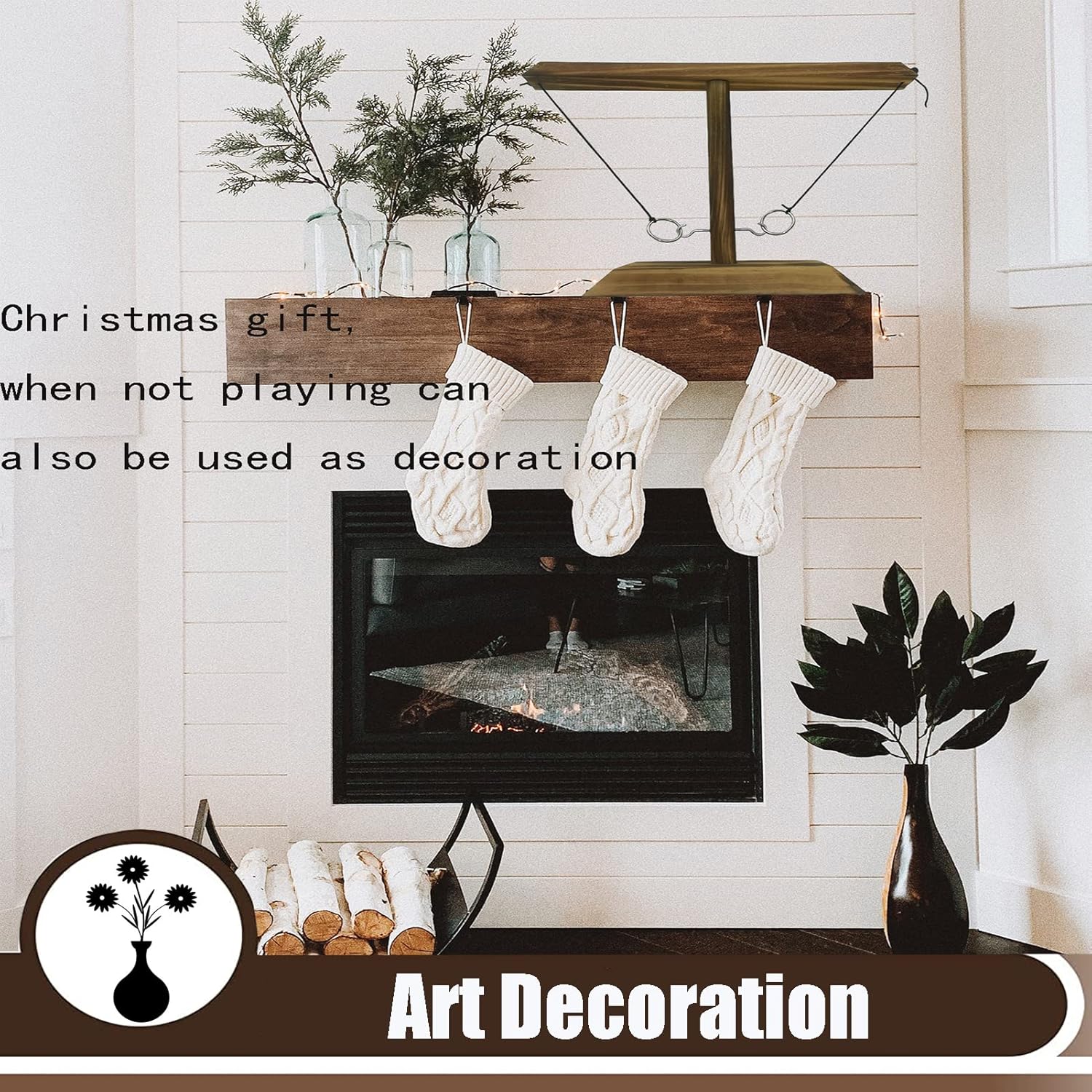 Board Games for Indoor/Outdoor Family & Party Fun - Ring Toss Game Set with Easy Assembly, Perfect for Halloween Games, Thanksgiving, Christmas Parties & White Elephant Exchanges - Portable Design