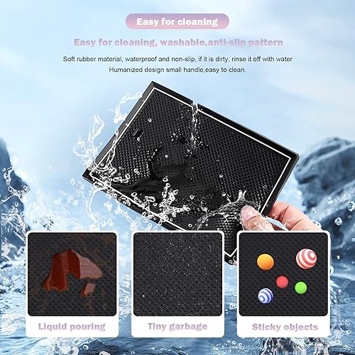 Miniatura 4 de Alfombrillas protectoras para consola central Mazda CX-30 2019-2022, alfombrillas antideslizantes para Mazda CX-30 2022 2022 para consola central,