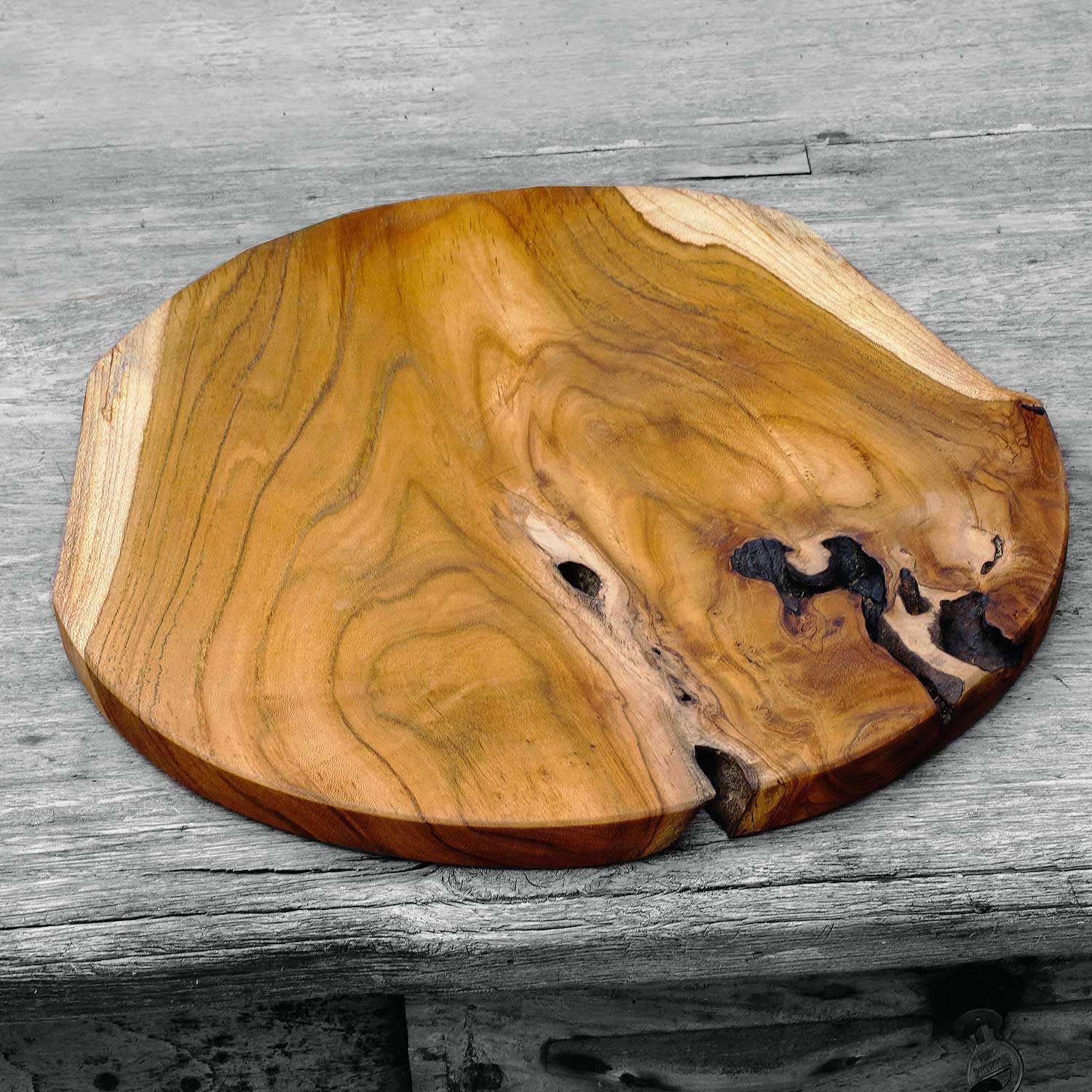 Rico & Plato Savoy Teak Charger Plate (Set of 2) | 13 2/5