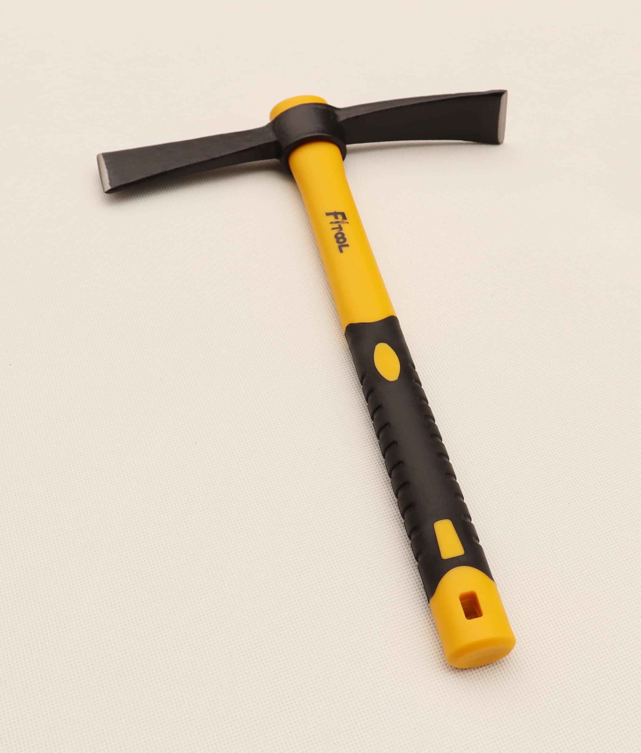 15 pollici, goccia intatta forgiata di un pezzo, manico rivestito di plastica in fibra di vetro, Mattock Cutter 1.4LB
