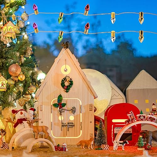 Miniatura 6 de Cadena Micro Paisaje Decoración Miniatura Accesorio Guirnalda de Flores Decoraciones Miniatura Casa de Muñecas Accesorios Casa de Muñecas Decoración