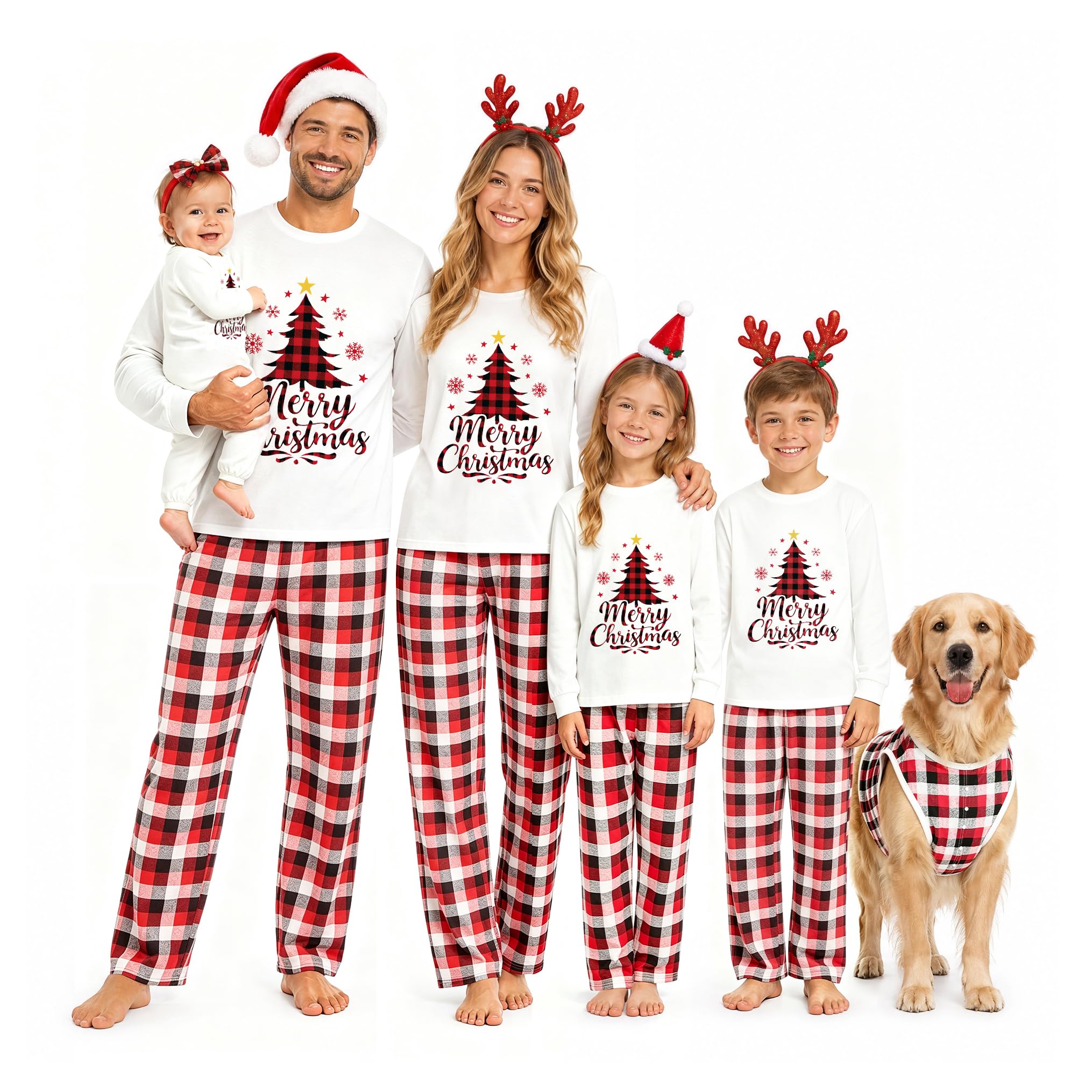 Family Christmas Pajamas Matching Sets Xmas Pjs