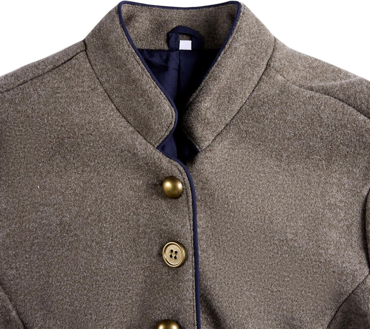 Blazer de Tweed Retro de un Solo Pecho para Mujer Chaqueta de Tweed con Solapa Elegante Chaqueta de Negocios Ajustada con Cuello Alto y Manga Larga para Primavera y otoño