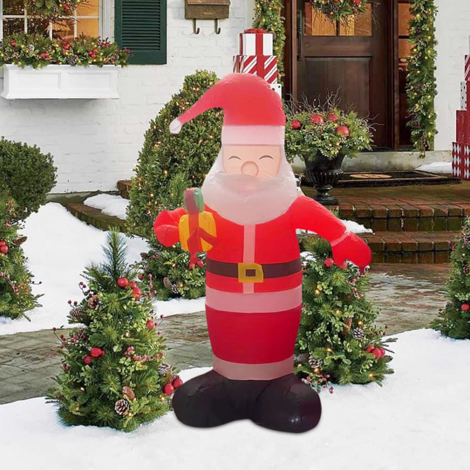 Père Noël Gonflable Grandes Décorations de Fêtes Accessoires Photo