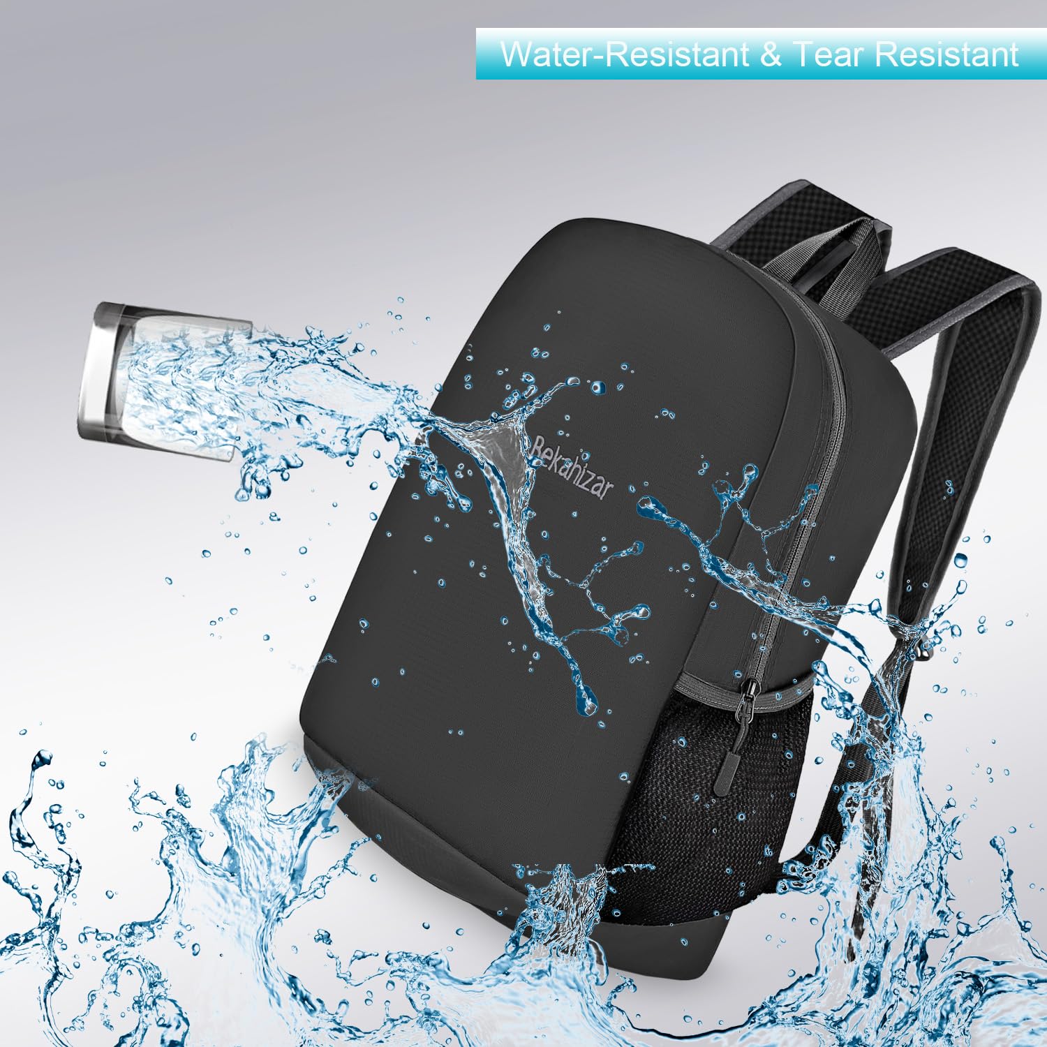 Bekahizar 20L Zaino Leggero ultra Zainetto Impermeabile per uomini, donne, bambini, Hiking, sport, viaggio, arrampicata