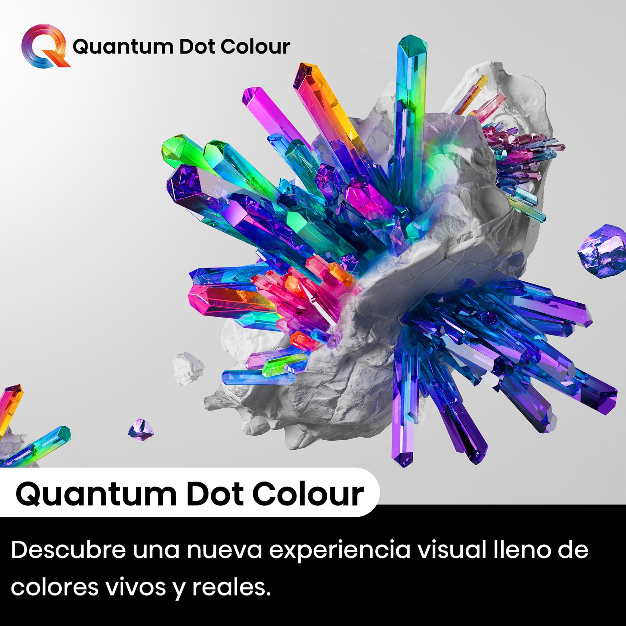 Hisense 43E7NQ - QLED Smart TV, 43 Pulgadas Televisor, Quantum Dot Colour, Dolby Vision, Dolby Atmos, Modo Juego Plus, 60Hz VRR 120 fps, Bluetooth&HDMI,Control por Voz televisor, VIDAA