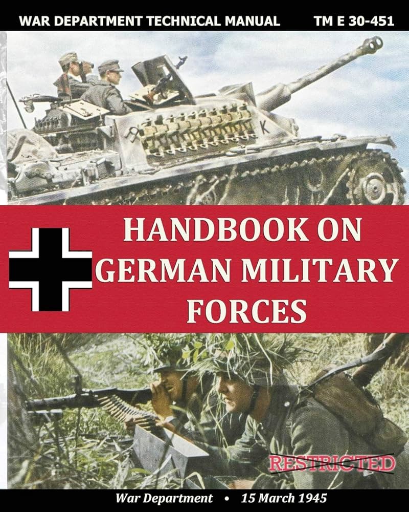 洋書 HANDBOOK ON GERMAN MILITARY FORCES BOOK- 