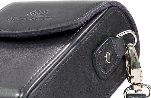 Miniatura 6 de MegaGear MG1560 - Funda de piel para cámara con correa compatible con Sony Cyber-Shot DSC-RX100 VI, DSC-RX100 V, DSC-RX100 IV, color gris