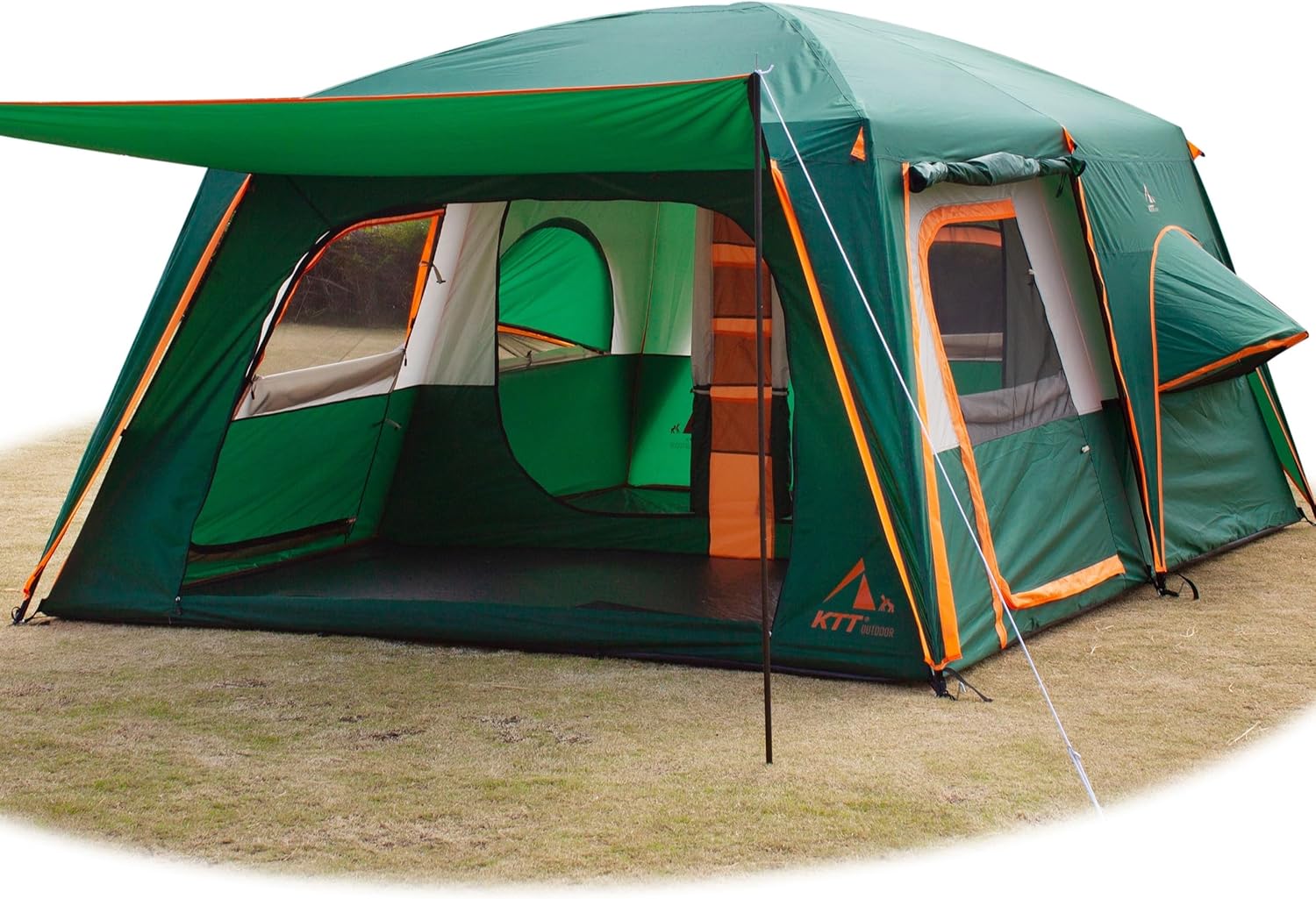 KTT Large Tent 6-12 Person,Family Cabin Tents,Straight Wall,3 Doors and 3 Windows with Mesh,Waterproof,Big Tent for Outdoor,Picnic,Camping,Family,Friends Gathering. KTT Large Tent 6-12 Person,Family Cabin Tents,Straight Wall,3 Doors and 3 Windows with Mesh,Waterproof,Big Tent for Outdoor,Picnic,Camping,Family,Friends Gathering.