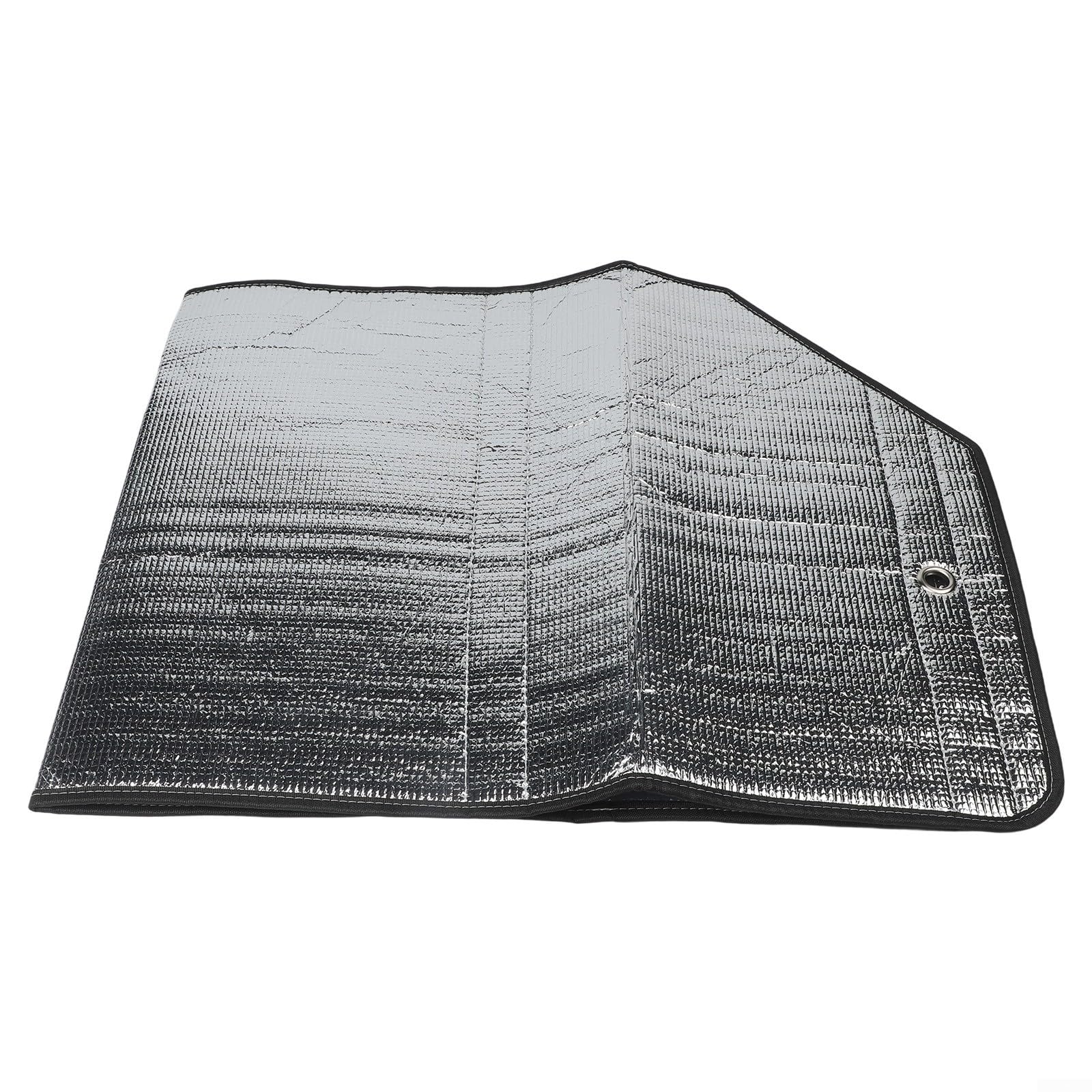 Copertura per condizionatore d'aria con foglio di alluminio isolante per protezione da sole e pioggia, resistente alle intemperie, per giardino e patio (110 x 45 cm)