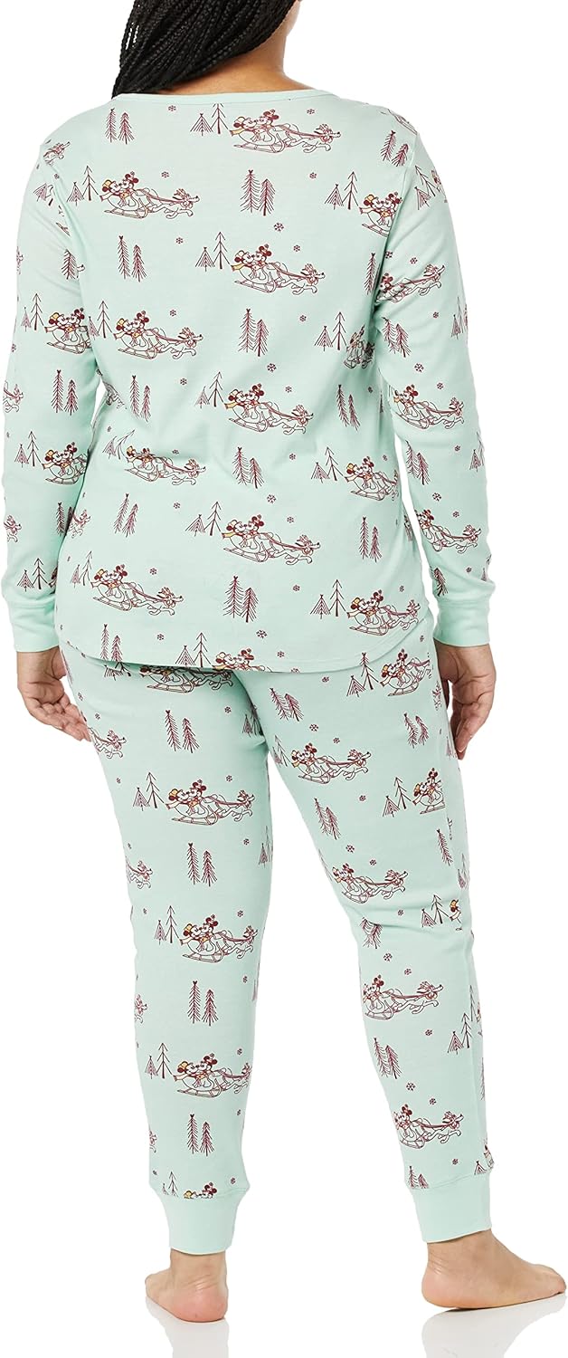 Amazon Essentials Disney | Marvel | Star Wars Women's Snug-Fit Cotton Pajama Sleepwear Sets - Image 2