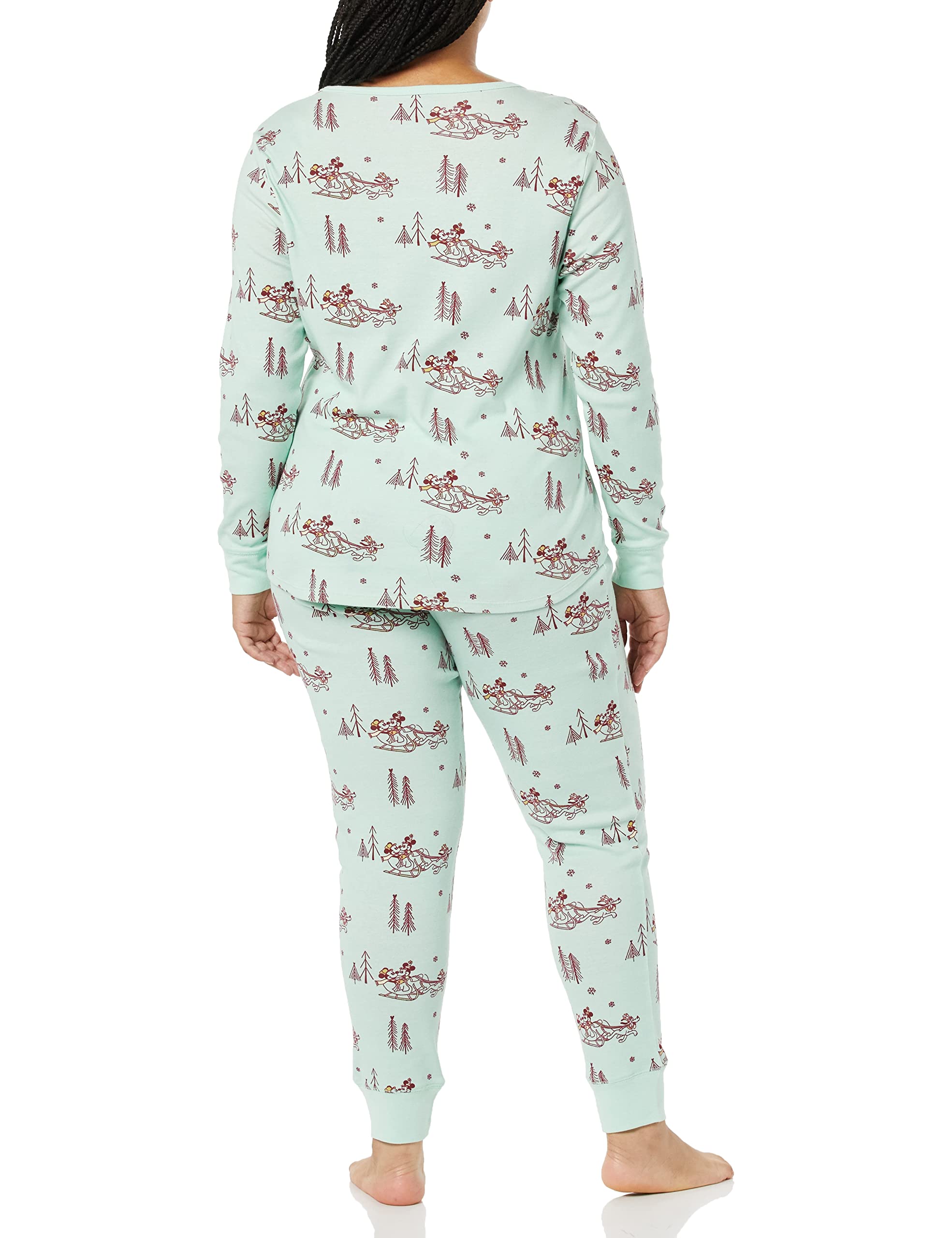 Amazon Essentials Disney | Marvel | Star Wars Set di Pigiama da Notte Attillati in Cotone Donna