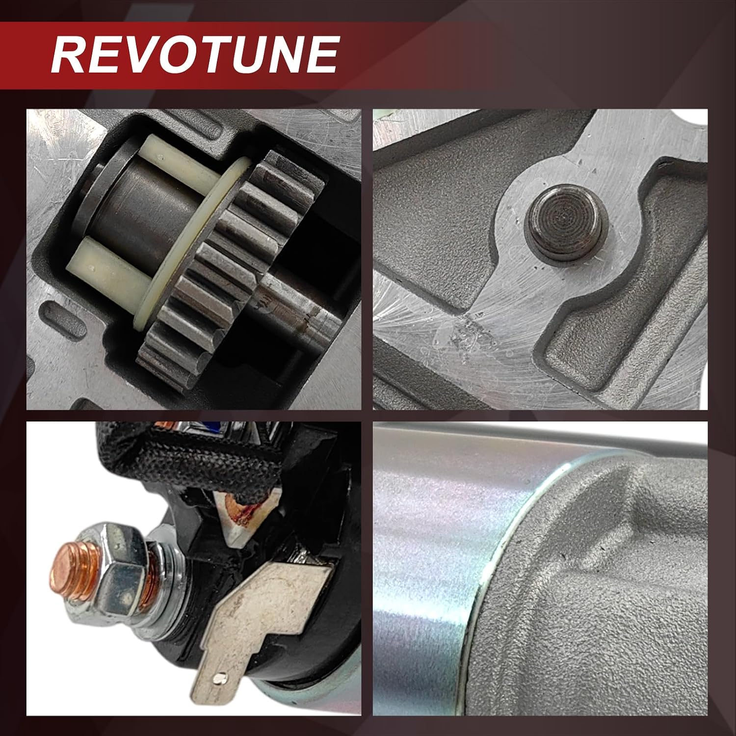 Starter Motor Compatible with Mazda 6 2009-2010, CX-9 2007-2009 2012-2015, 3.5L 3.7L Engines 12V 1.6KW 22-Teeth Counterclockwise Rotation OE 19041N 19041 CY0118400R00 M000T15871