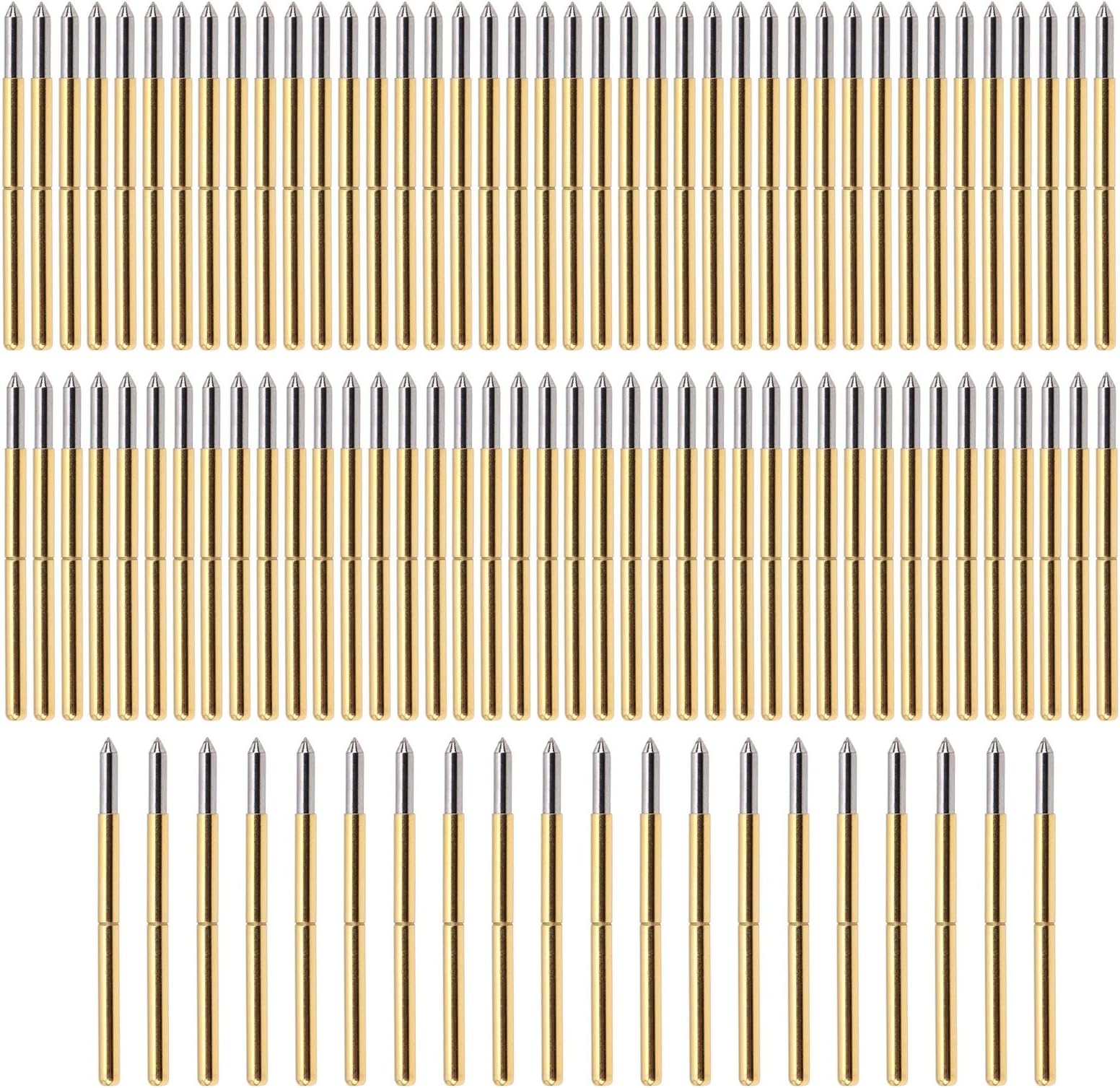 100pcs P125 B Spring Test Probe Brass Pogo Pins Precision Testing Pins PCB Board