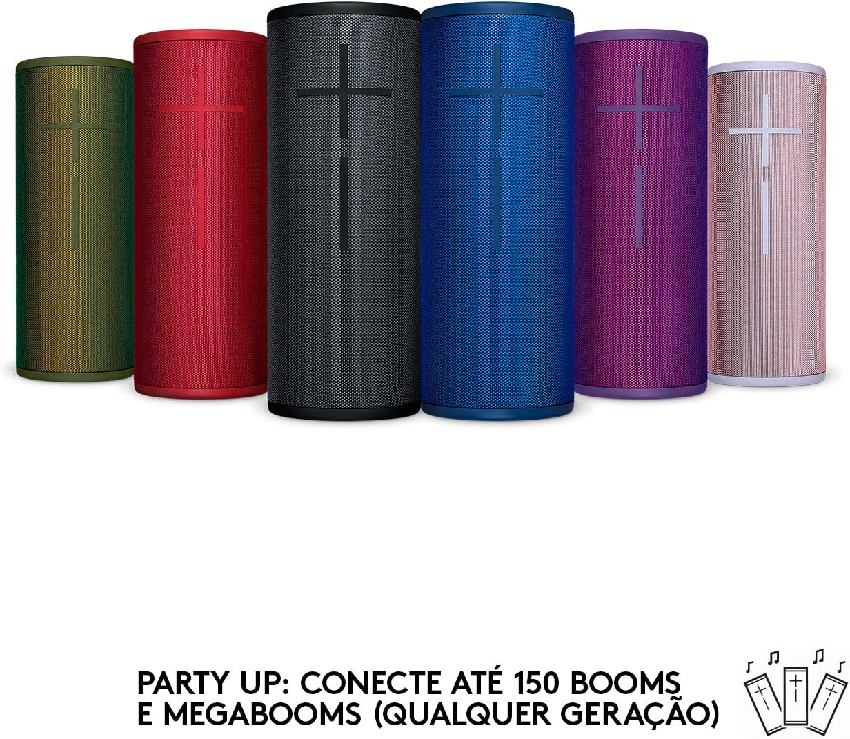 Caixa de Som Bluetooth Ultimate Ears MEGABOOM 3 Portátil e À Prova D´Água - Até 20 horas de Bateria; 2 anos de Garantia - Preto Caixa de Som Bluetooth Ultimate Ears MEGABOOM 3 Portátil e À Prova D´Água - Até 20 horas de Bateria; 2 anos de Garantia - Preto