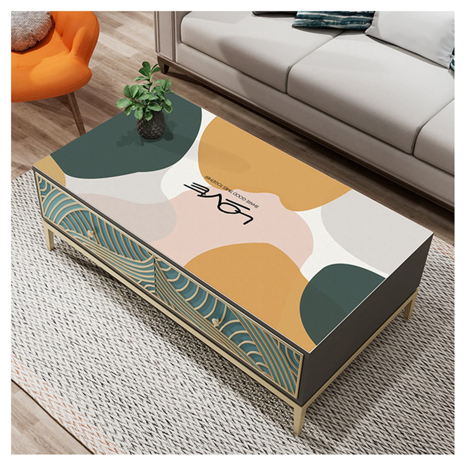Tapis de Table en Cuir, Nappe de Table Rectangulaire ou Carrée, Nappe Anti Tache, Nappe Impermeable, Nappe Antidérapante, Nappe Grande Taille pour Table Basse de Salon, Table(Size:70*130 cm,Color:UNE)