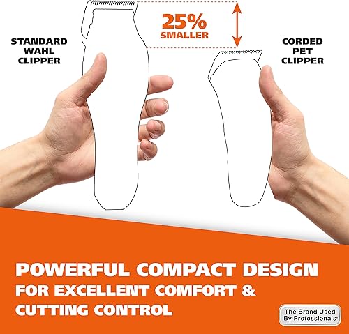 Miniatura 4 de Wahl USA Pro-Grip - Kit de cortapelos con cable para perros pequeños a grandes, cortadora eléctrica para perros, para ojos, orejas y patas, modelo