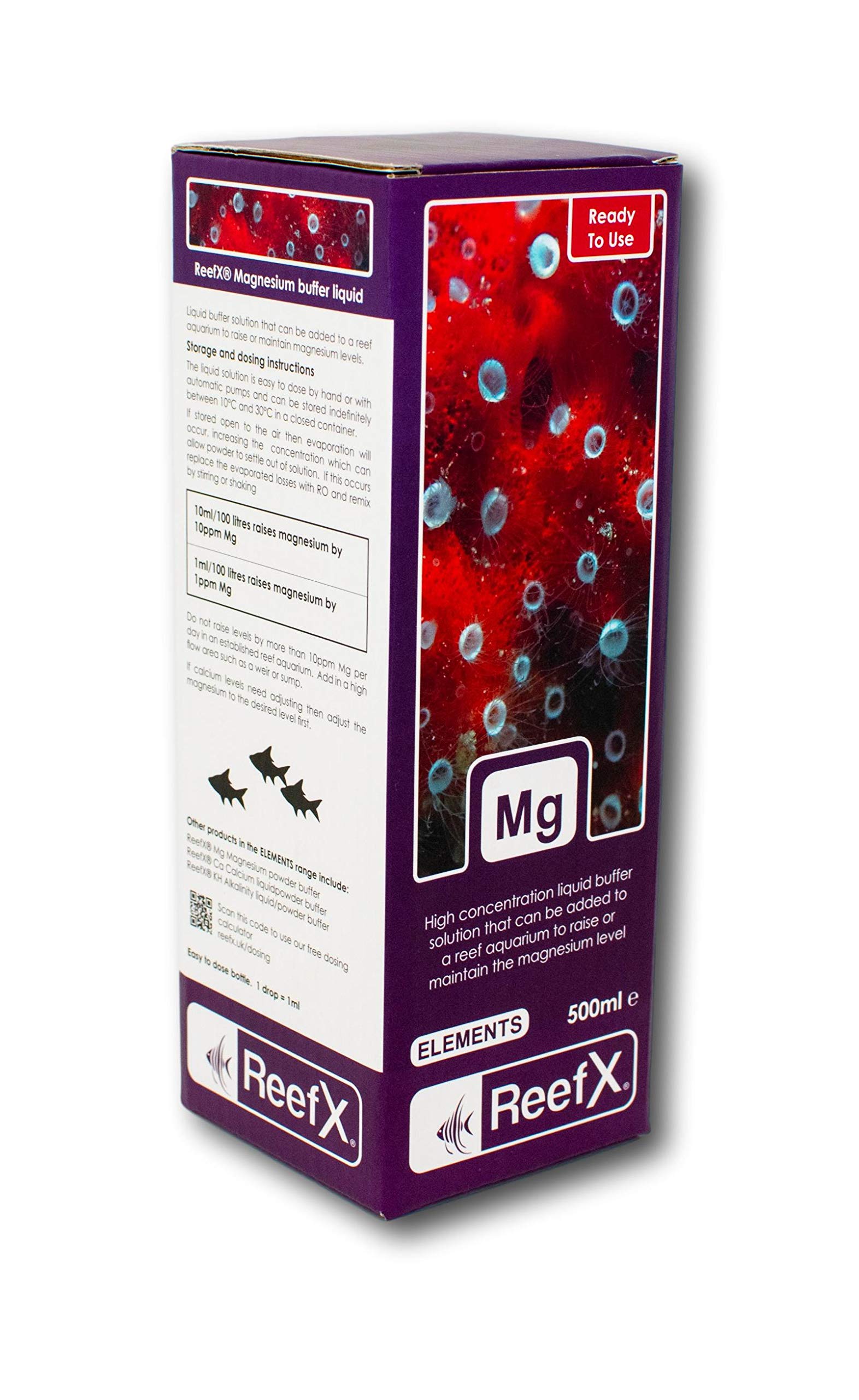 ReefX Mg (500ml) liquid magnesium buffer