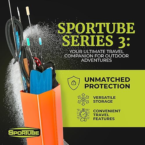 Miniatura 3 de Sportube Serie 3 - Funda protectora de viaje para hasta 3 pares de esquís y equipo alpinos, o 2 juegos de tablas de snowboard y equipo
