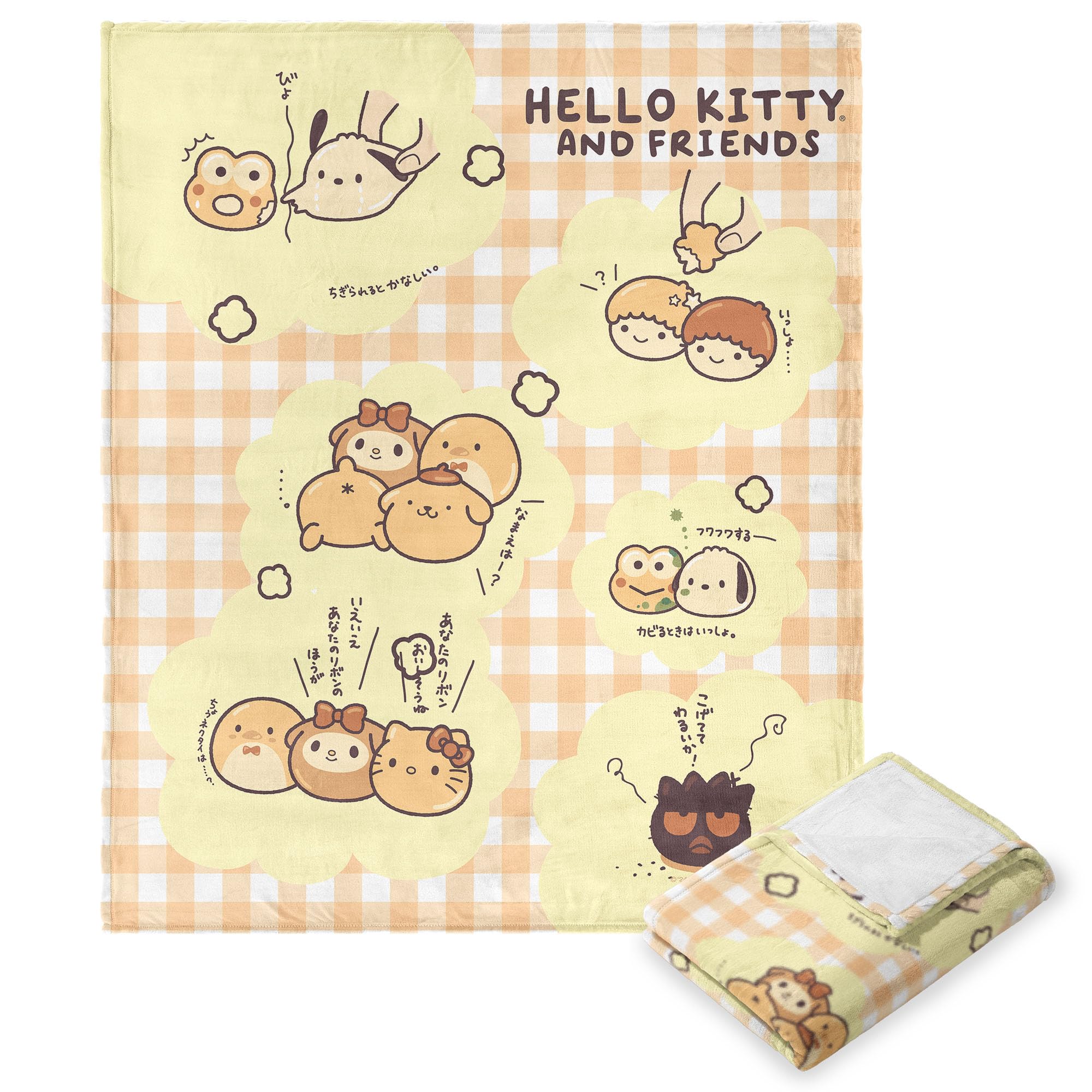 Photo 1 of NORTHWEST Sanrio Hello Kitty & Friends, The Bakery, Silk Touch Throw 40 x 50 Inches
