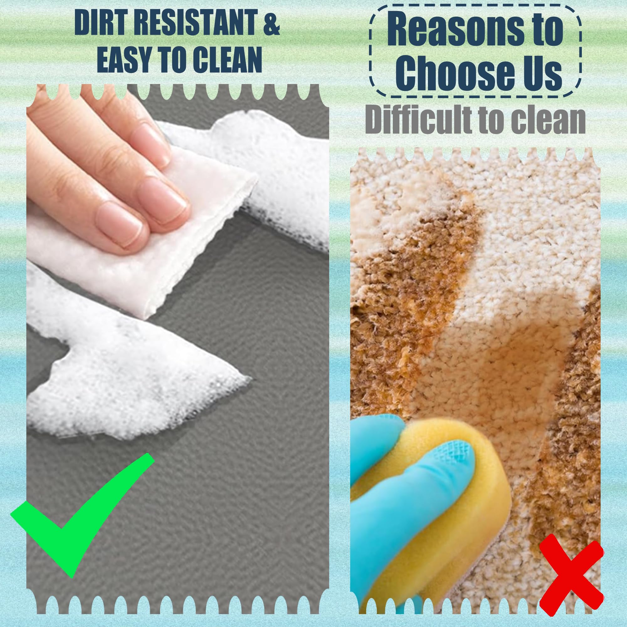 Tappeto Bagno Antiscivolo 50 x 140 cm Assorbente Diatomite Stone Bath Mat Lavabile Morbido per Pavimento Del Cucina, Piatti, Piante O Animali Domestici, Grigio Chiaro