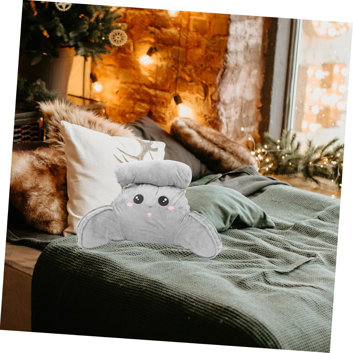 DECHOUS Tailbone Pain Relief Cushion Back Support Pillow for Car Office Chair Bed Lumbar Pillow for Reading Tv Watching