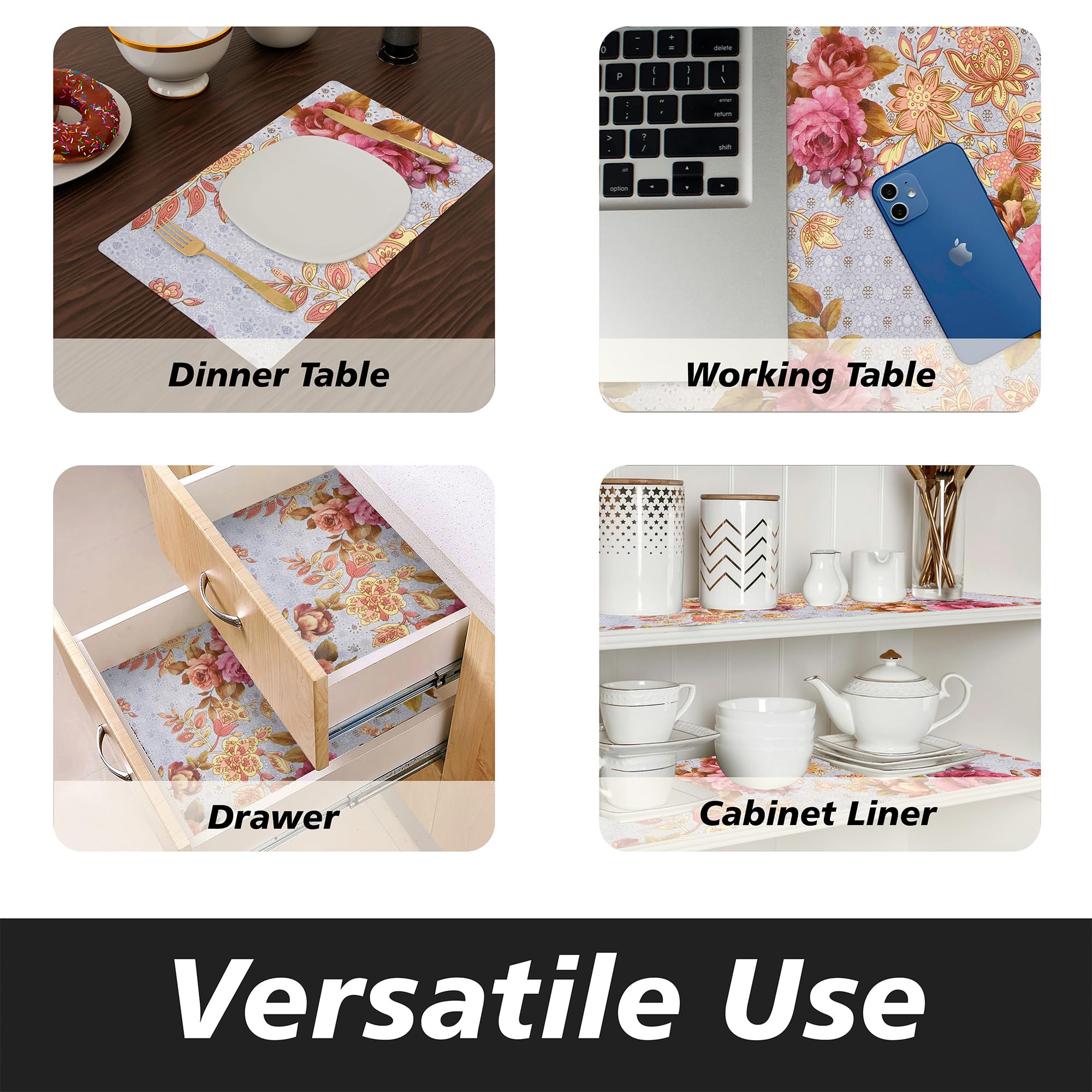 Pink Shelf Liners - Protect Your Cabinets -4 Pink Shelf Liners - Protect Your Cabinets -4