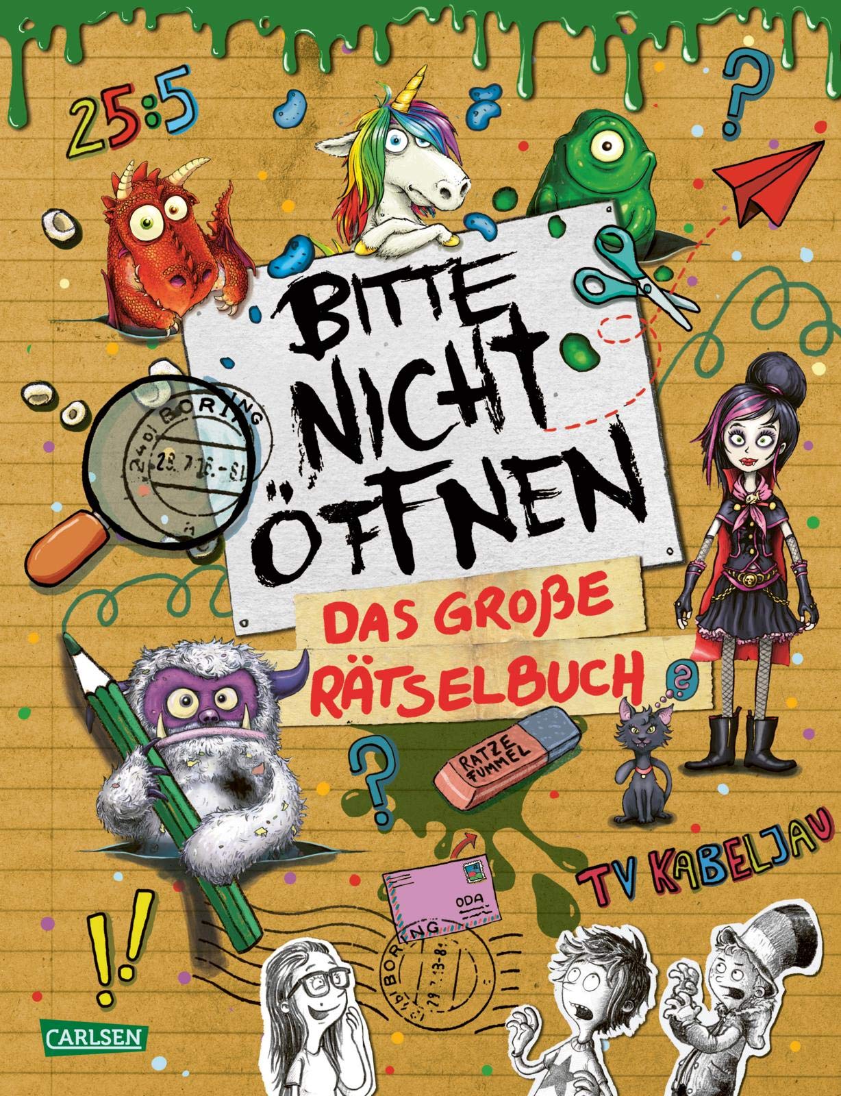 Bitte nicht öffnen – Rätselbuch – Große Rätselwelt für Monster-Fans