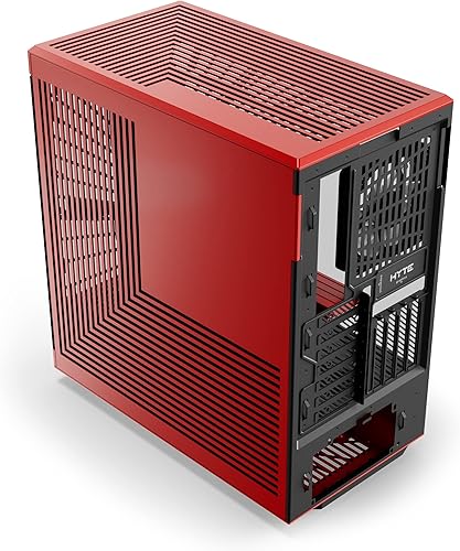 Vista 23 de HYTE Y60 - Moderna caja para juegos ATX de torre media con doble cámara panorámica de vidrio templado y cable elevador PCIE 4.0 incluido