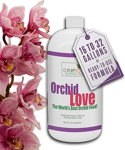 Orchid Love El mejor alimento para orquídeas del mundo 32 onzas líquidas concentrado produce 16 a 32 galones
