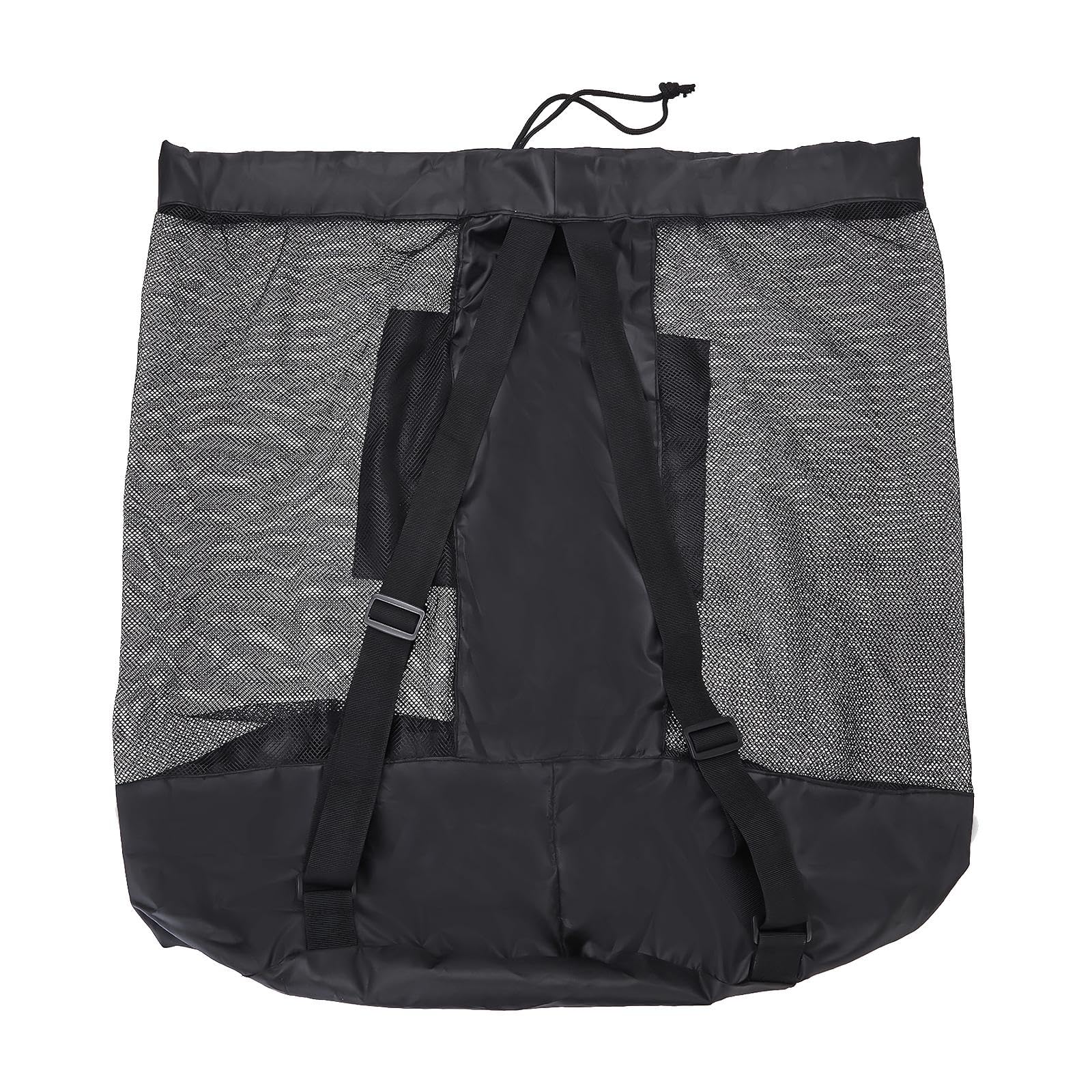 CALANDIS™ Soccer Mesh Ball Bag Drawstring Bags Storage for Basketball Volleyball 54cmx58cm | Balls | Soccer | Team Sports-image-38