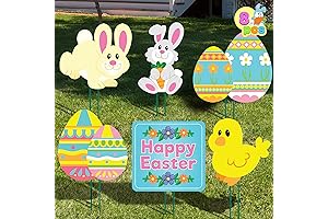 Happy Easter Lawn Signs Decorations