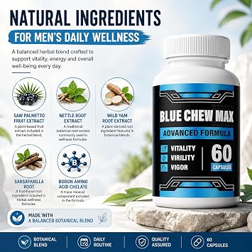 Blue Chew Gold for Men, 60 Capsules