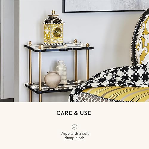 Miniatura 5 de MACKENZIE-CHILDS Reloj de escritorio, reloj decorativo de madera para cocina y sala de estar, abeja reina