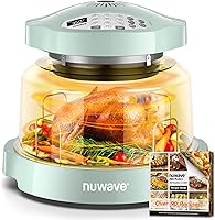 Vista 14 de Freidora de Aire Nuwave Oven Pro Plus, Encimera Infrarroja, Convección Avanzada 2025, Sin Descongelación ni Precalentamiento, Cocina Alimentos Negro