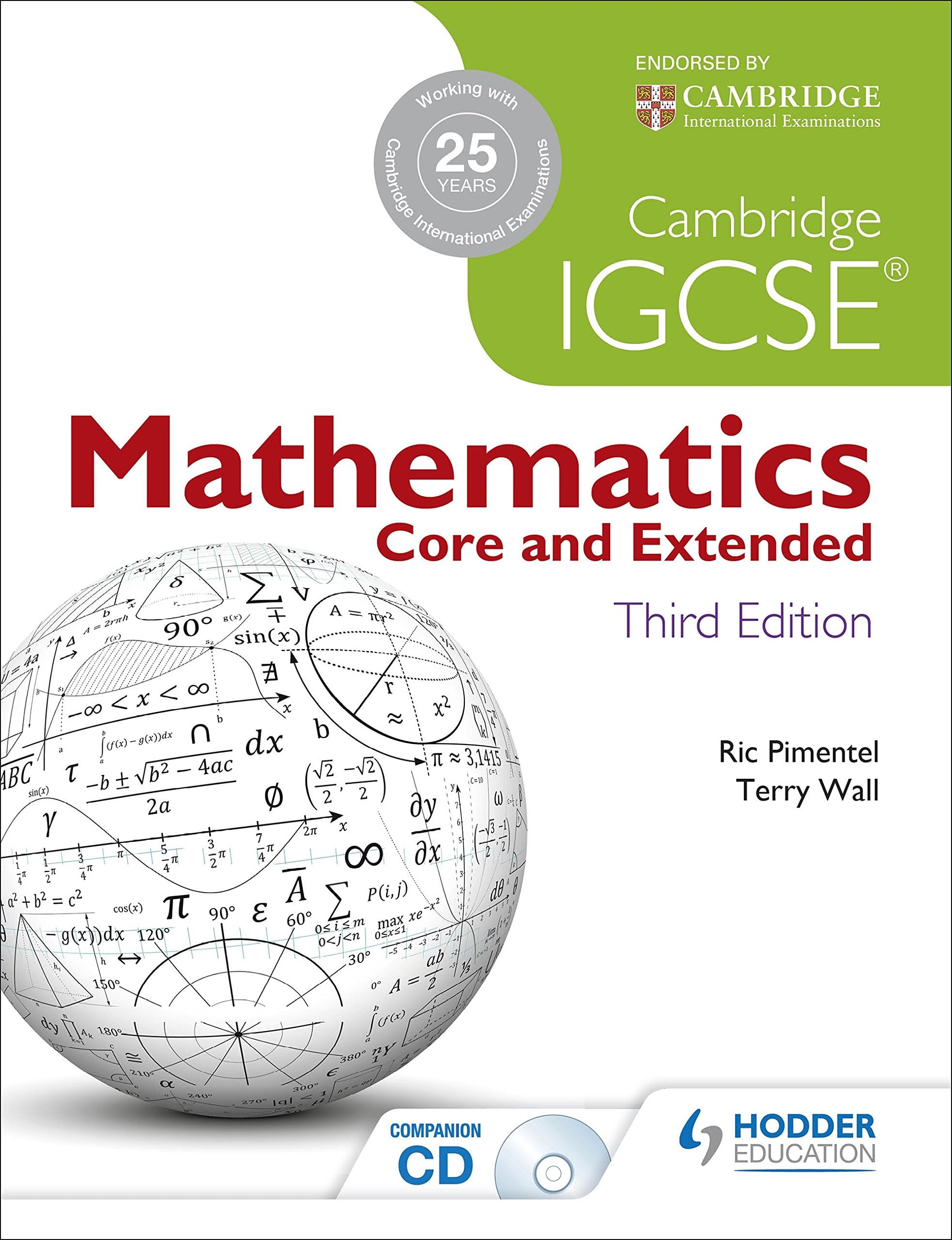 Cambridge IGCSE Mathematics Core and Extended 3ed + CD 3rd Edition