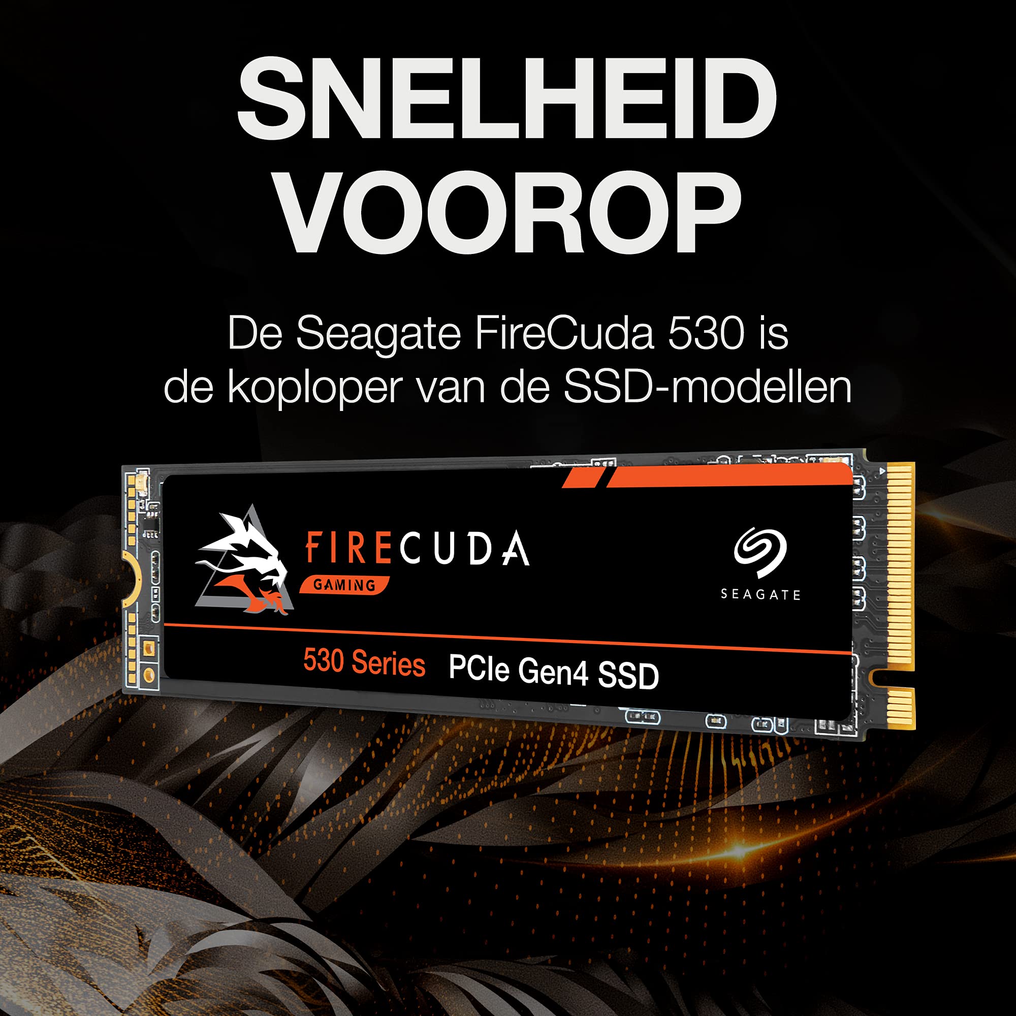 Seagate FireCuda 530, 4TB, Interne SSD, M.2 PCIe Gen4 ×4 NVMe 1.4