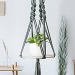 Utopia Home Boîte de 5 - Pots de plantes en plastique - Planteurs pour Plantes Intérieures Saucer Tray - Pots de chambre de bébé à l'intérieur avec trous de drainage, pot sucillant (blanc)
