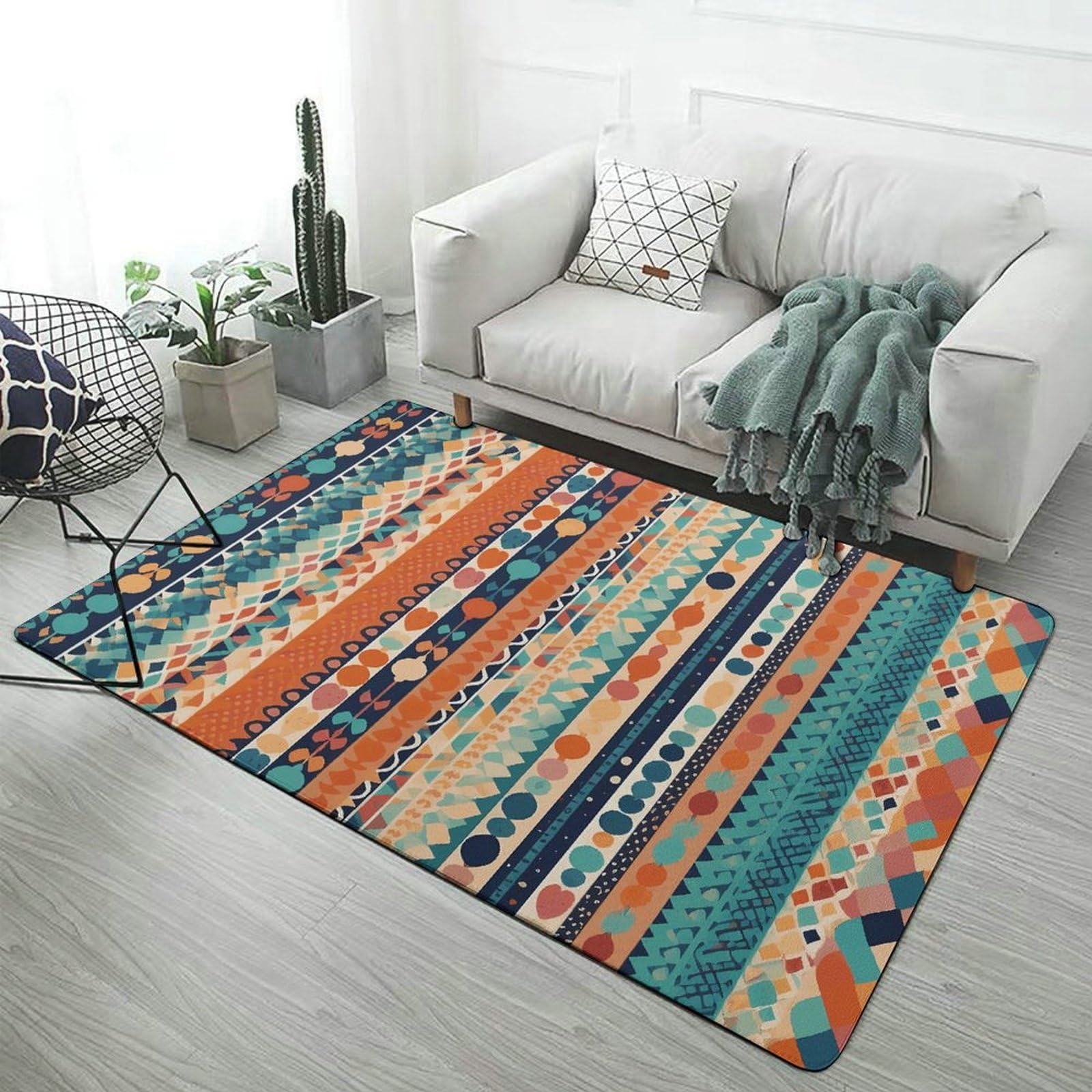 Tapis de sol grand format 152x101 cm absorbant et lavable pour chambre