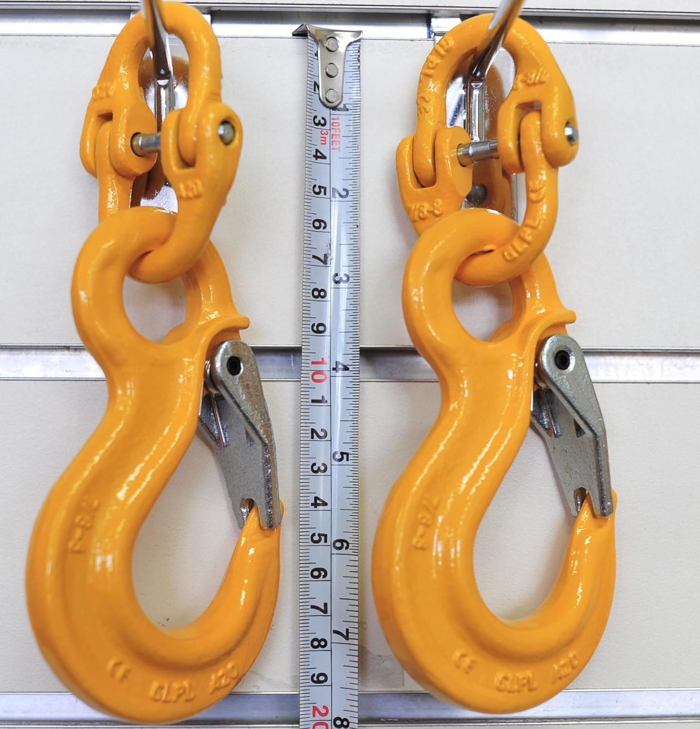 2X (Hammerlock + Slip Hook) 7/8mm for Trailer Safety Chain Caravan