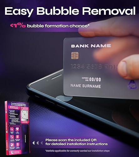 Miniatura 9 de Protector de pantalla para iPhone 87 (paquete de 2) con kit de instalación fácil de alinear automáticamente, vidrio templado para iPhone 8, 7 (4,7