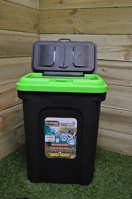 Kingfisher Pet or Bird Food Storage Tub, 30 Litre