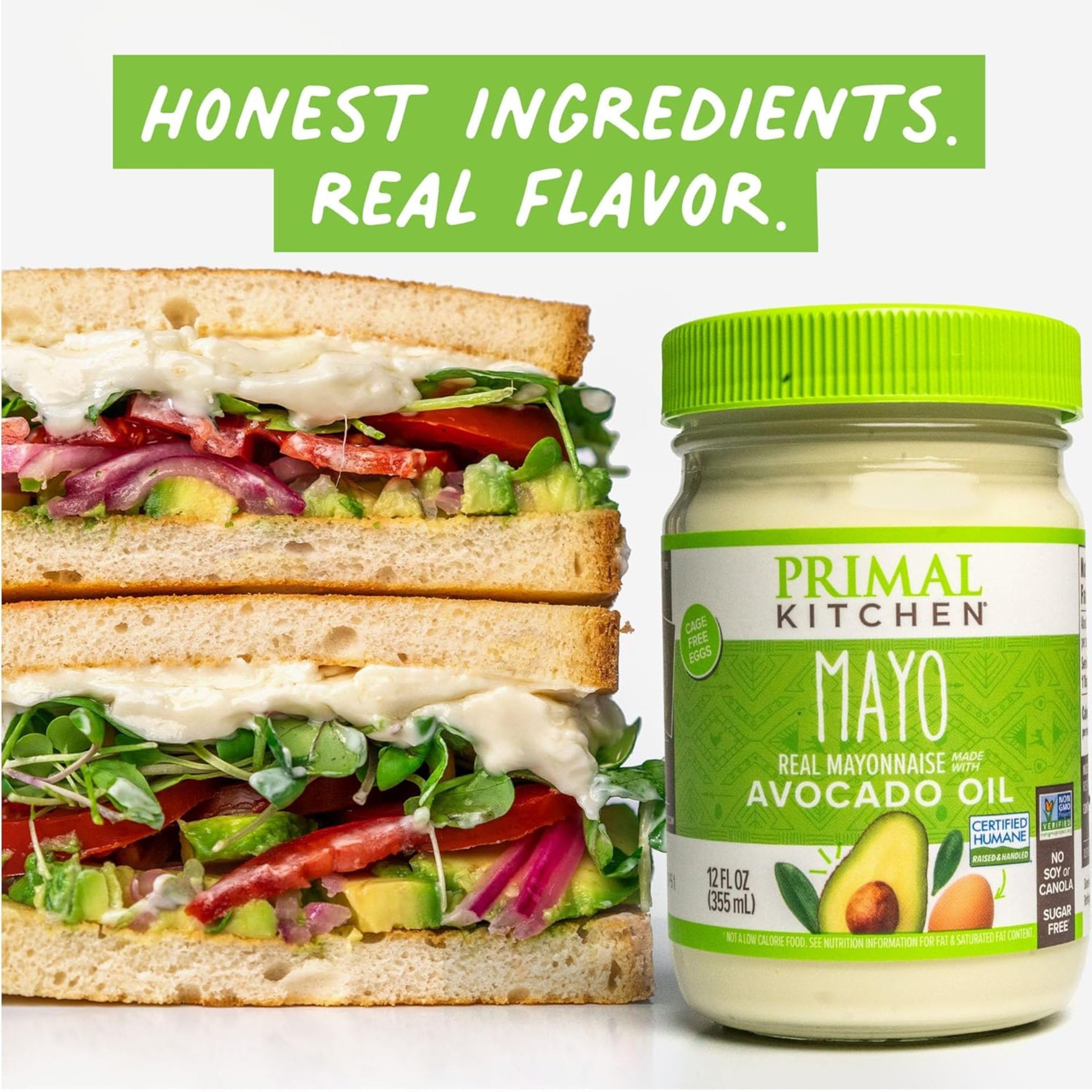 Primal Kitchen - Mayo fait avec de l'huile d'avocat - 12 once.