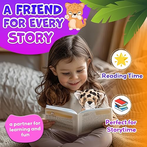 Miniatura 5 de Forest & Twelfth Animal de peluche de 7 a 8 pulgadas, juguete de peluche suave, lindo animal de peluche para niños y niñas, animales de peluche